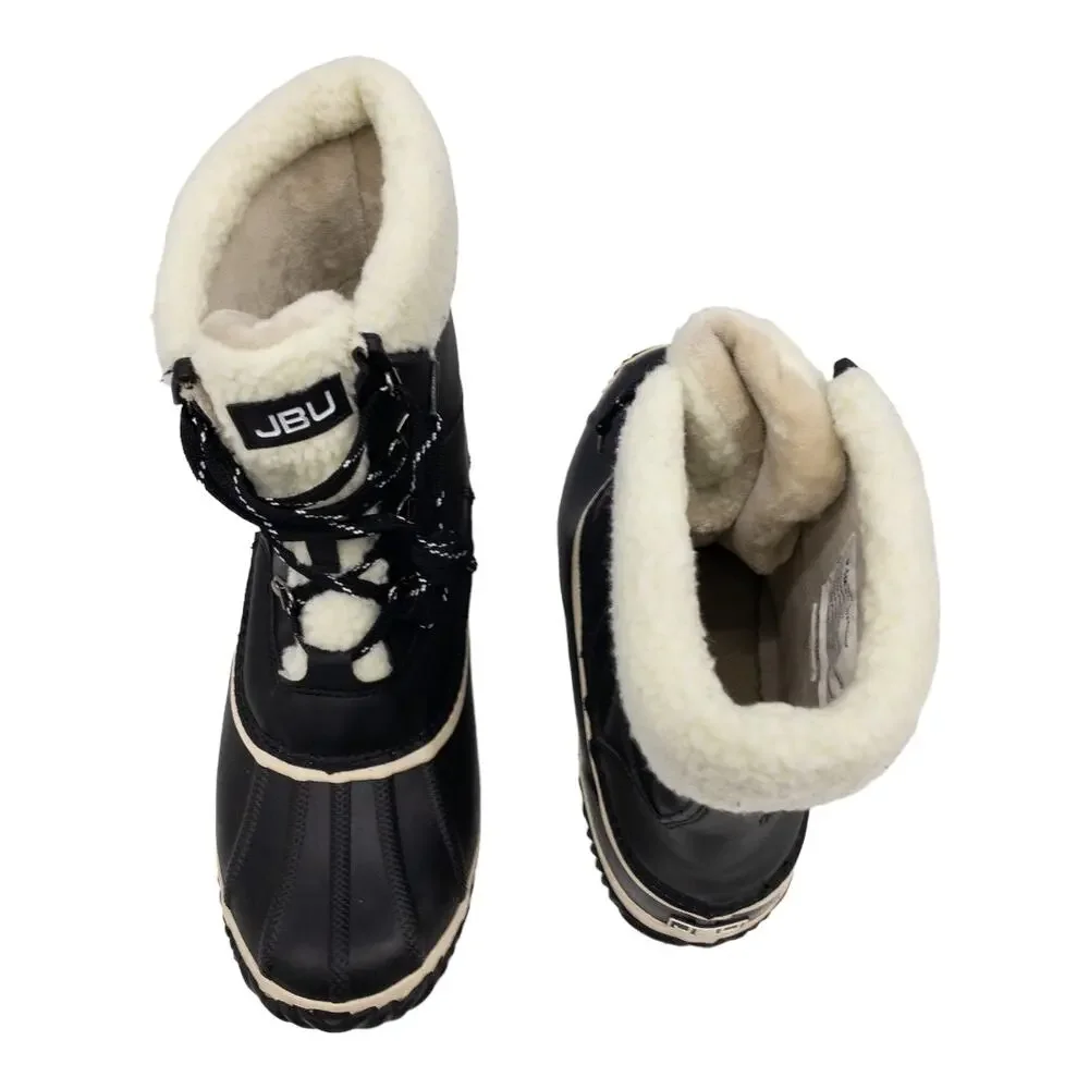JBU by Jambu  Fur Lined Lizzy Duck Rain Winter Snow Boots Women's size 6
